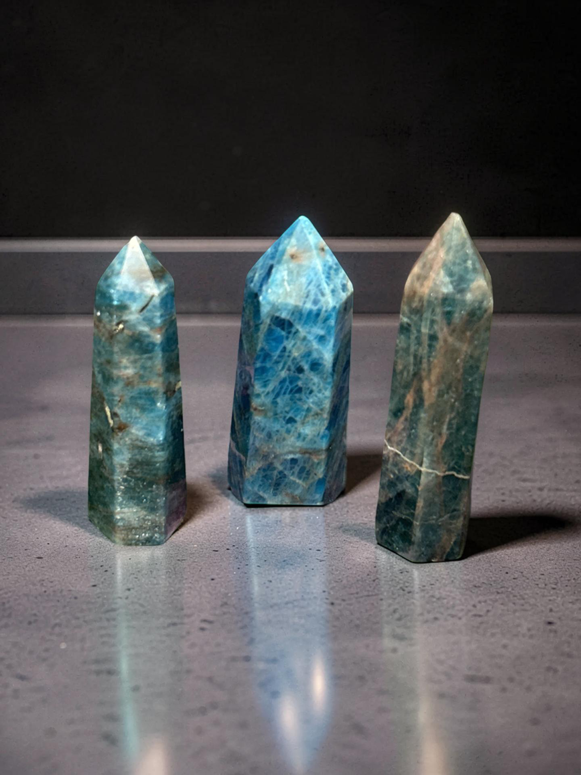 Blue Apatite Tower