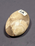 Flower Agate Palm Stone