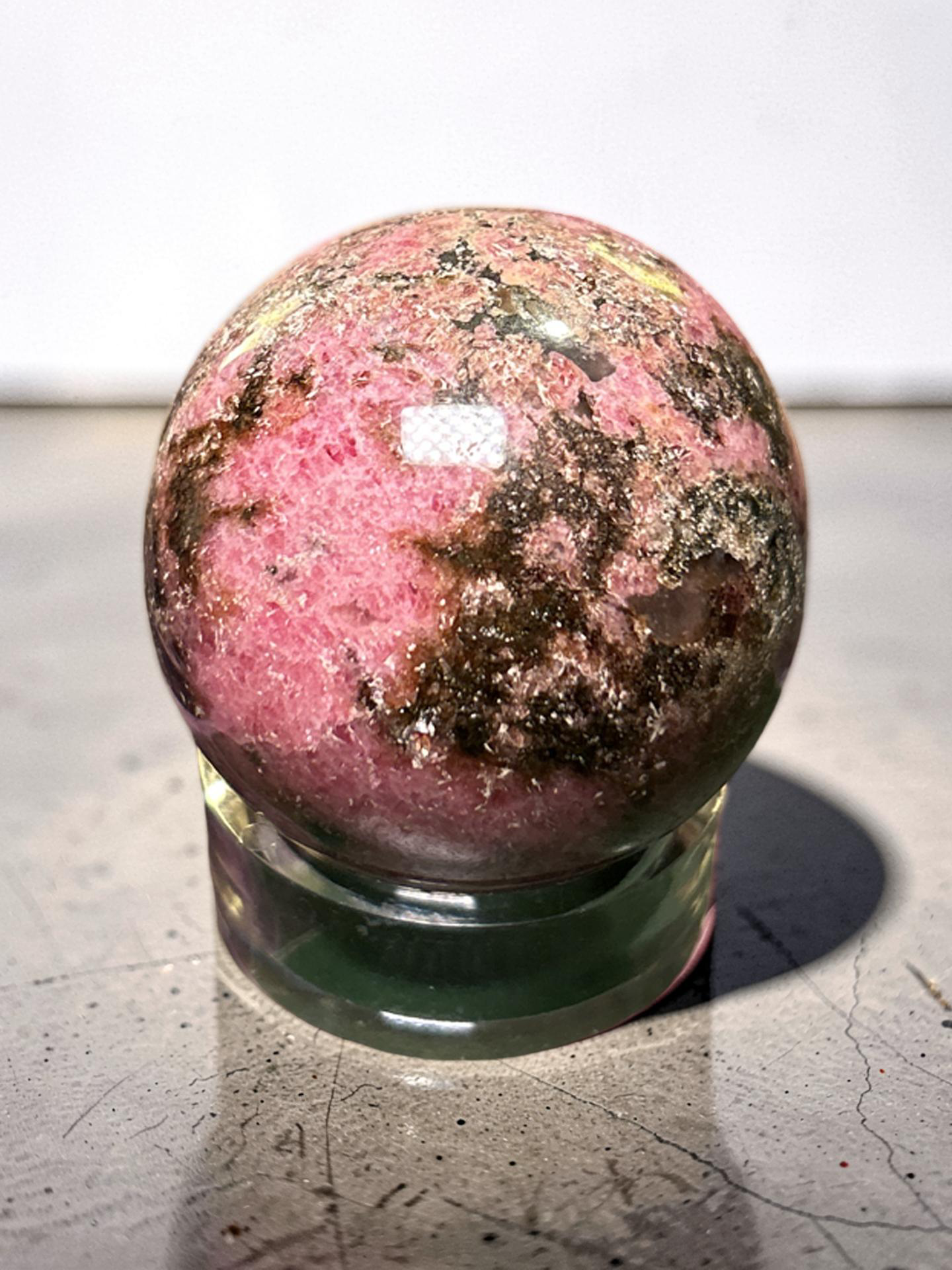 Rhodinite Sphere