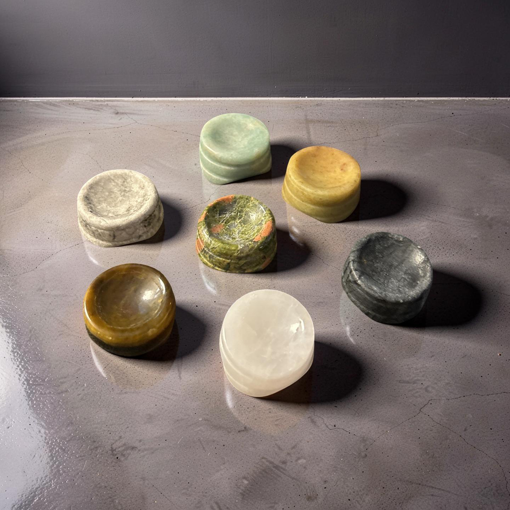 Natural Stone Sphere Holders